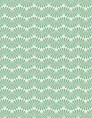 Modern roller blind Green slalom