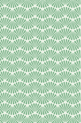 Modern roller blind Green slalom