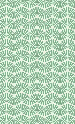 Roller blind modern green slalom design