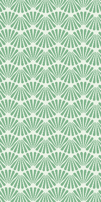 Modern roller blind Green slalom