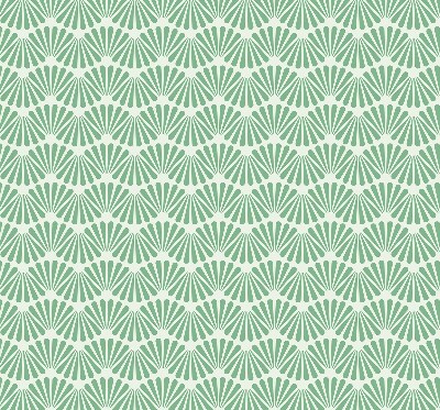 Modern roller blind Green slalom