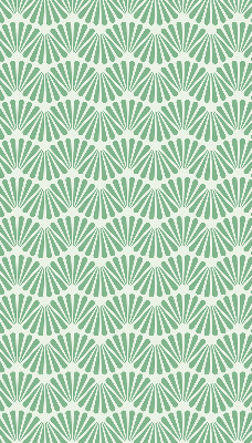 Modern roller blind Green slalom