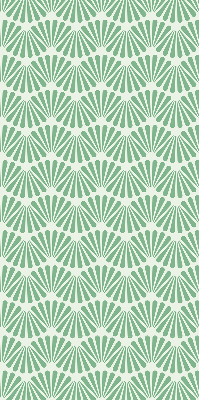 Modern roller blind Green slalom