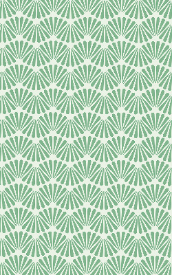 Modern roller blind Green slalom