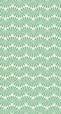 Modern roller blind Green slalom