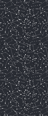 Roller blind for large window Constellation