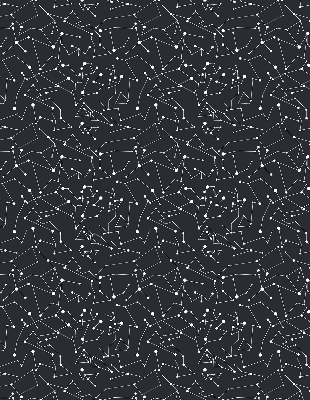 Roller blind for large window Constellation