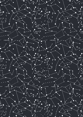 Roller blind for large window Constellation