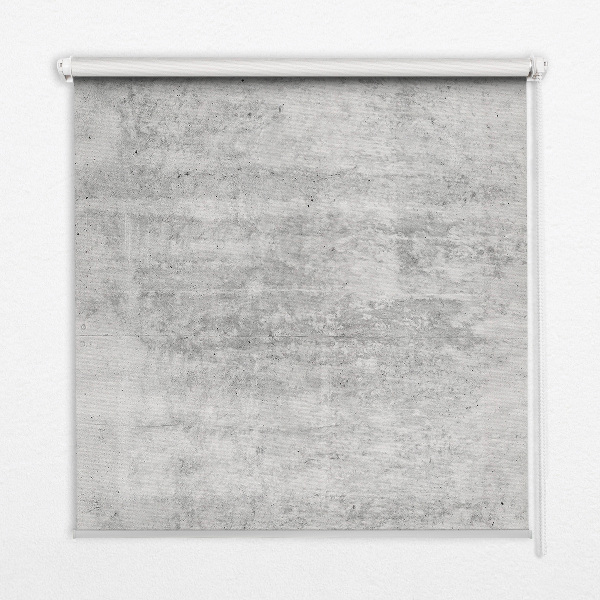 Roller blind for large window Gray texture
