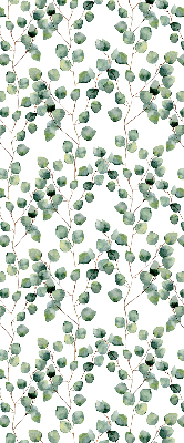 Fabric roller blind Leaves from the branches
