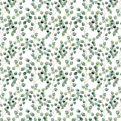 Fabric roller blind Leaves from the branches