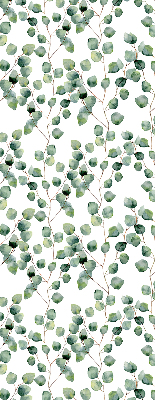Fabric roller blind Leaves from the branches