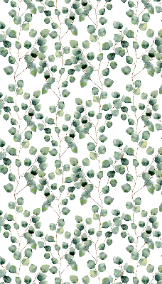 Fabric roller blind Leaves from the branches