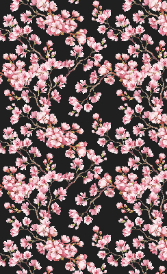 Roller blind for large window Flowers from the tree