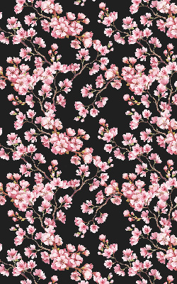 Roller blind for large window Flowers from the tree
