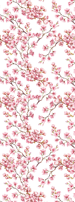 Fabric roller blind Pink lily