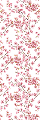 Fabric roller blind Pink lily