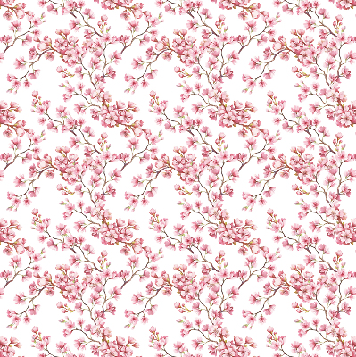 Fabric roller blind Pink lily