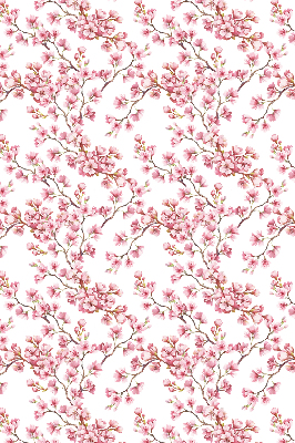 Fabric roller blind Pink lily