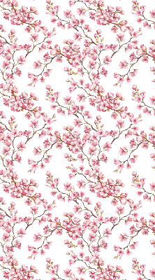 Fabric roller blind Pink lily