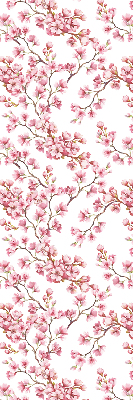 Fabric roller blind Pink lily