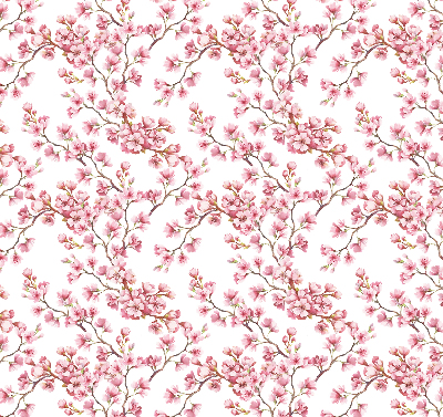 Fabric roller blind Pink lily