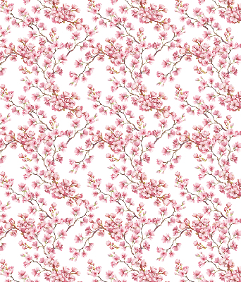Fabric roller blind Pink lily