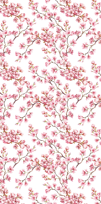 Fabric roller blind Pink lily