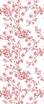 Fabric roller blind Pink lily