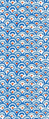 Modern roller blind Colorful scales