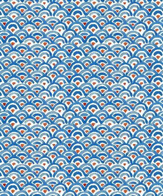 Modern roller blind Colorful scales