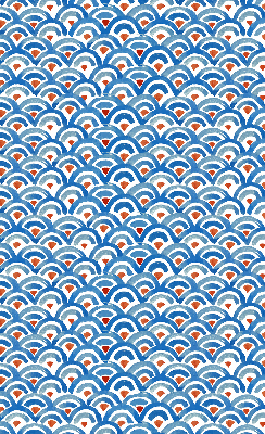 Modern roller blind Colorful scales
