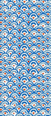 Modern roller blind Colorful scales