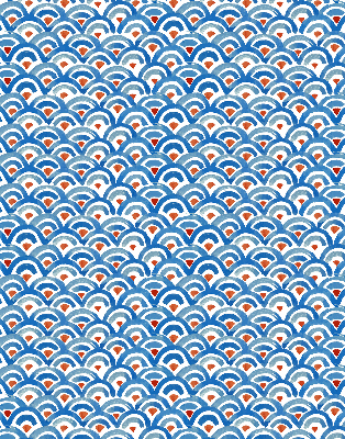 Modern roller blind Colorful scales