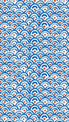 Modern roller blind Colorful scales