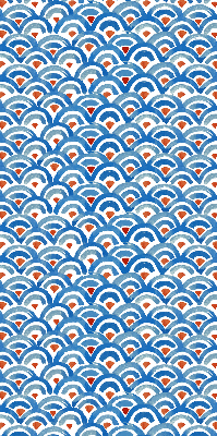 Modern roller blind Colorful scales