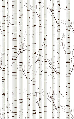 Roller blind for large window Birches