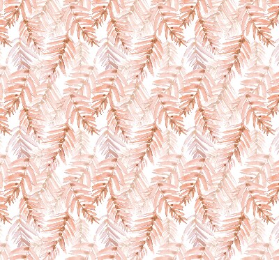 Fabric roller blind Pink leaves
