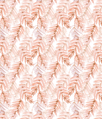 Fabric roller blind Pink leaves