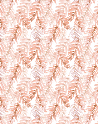 Fabric roller blind Pink leaves