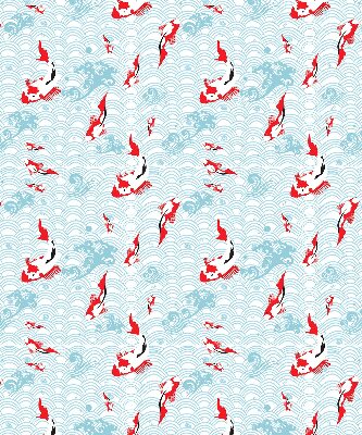 Modern roller blind Fish in the water