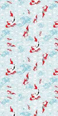 Modern roller blind Fish in the water