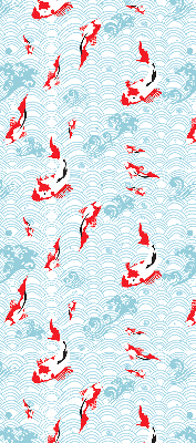 Modern roller blind Fish in the water