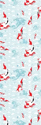 Modern roller blind fish in the water print
