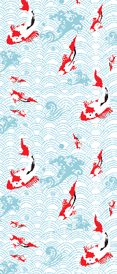 Modern roller blind Fish in the water