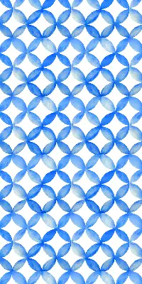 Fabric roller blind with star pattern