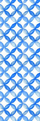 Fabric roller blind with star pattern