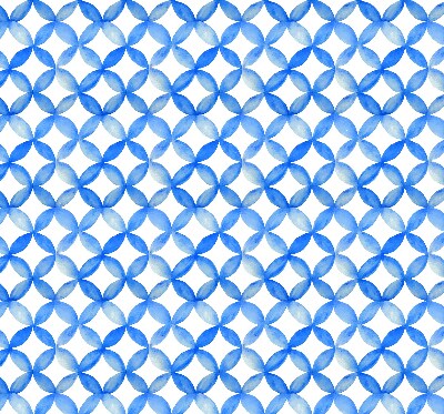 Fabric roller blind with star pattern