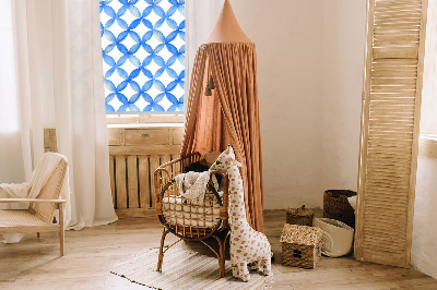 Fabric roller blind Star pattern