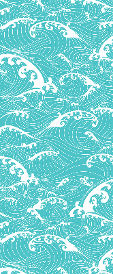 Fabric roller blind Waves